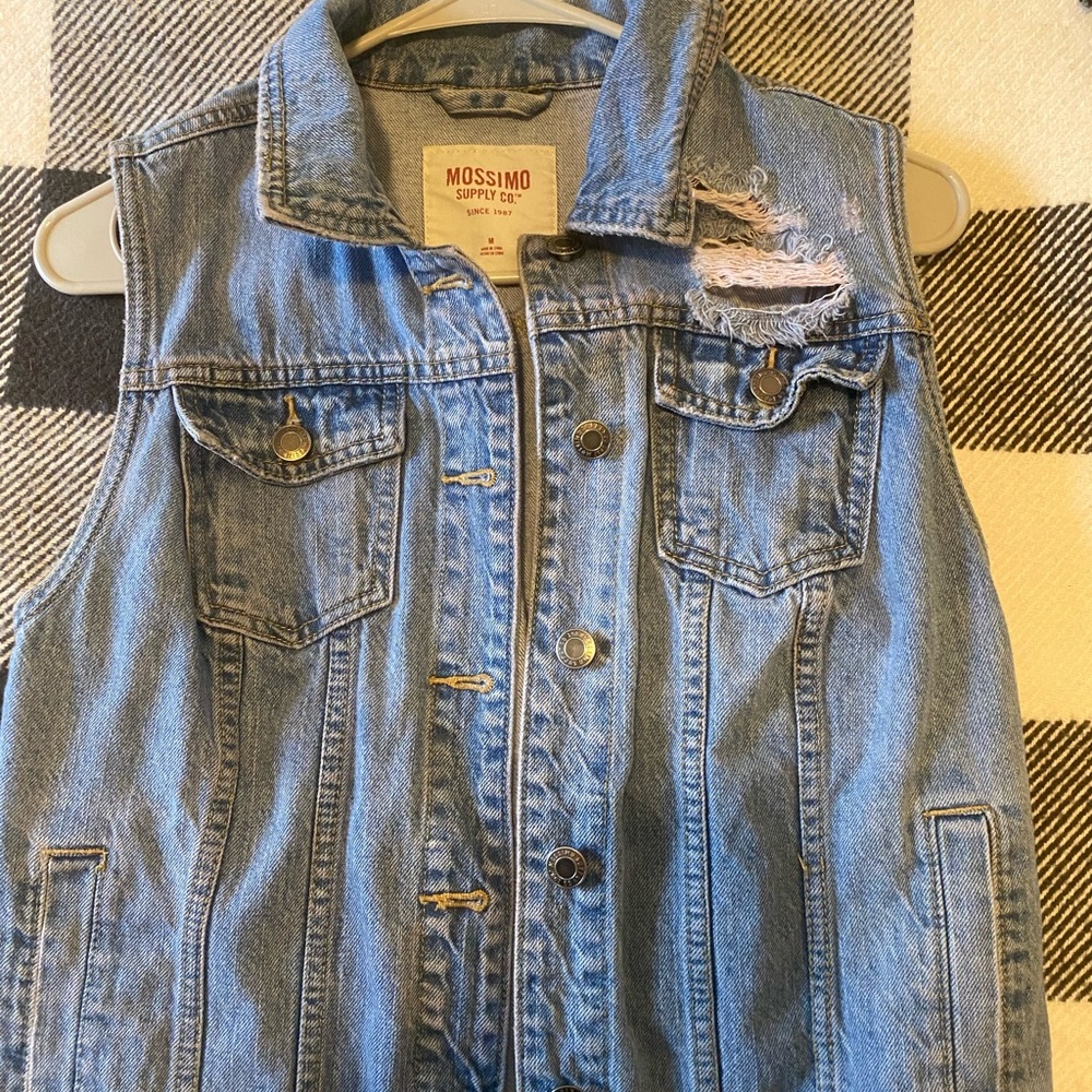 Mossimo denim vest